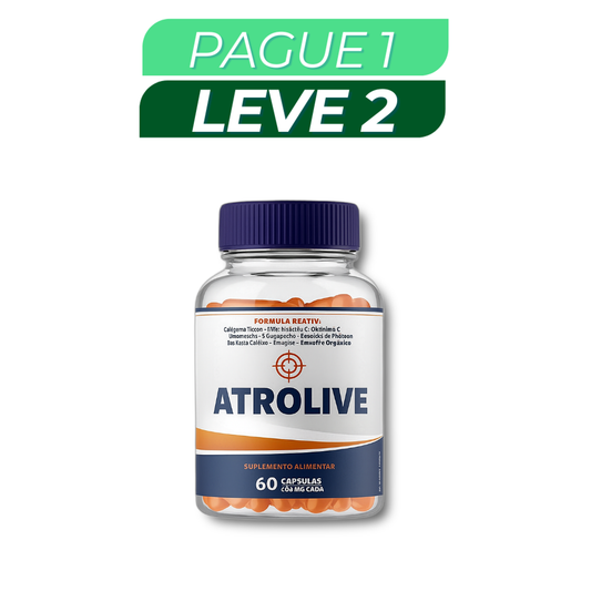 Atrolive - Suplemento Natural - Promoção Exclusiva + Frete Grátis